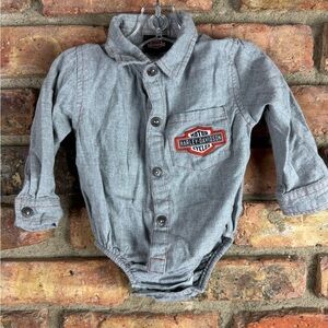 Harley-Davidson Harley Davidson Onsie Baby Boy 6/9 Month
